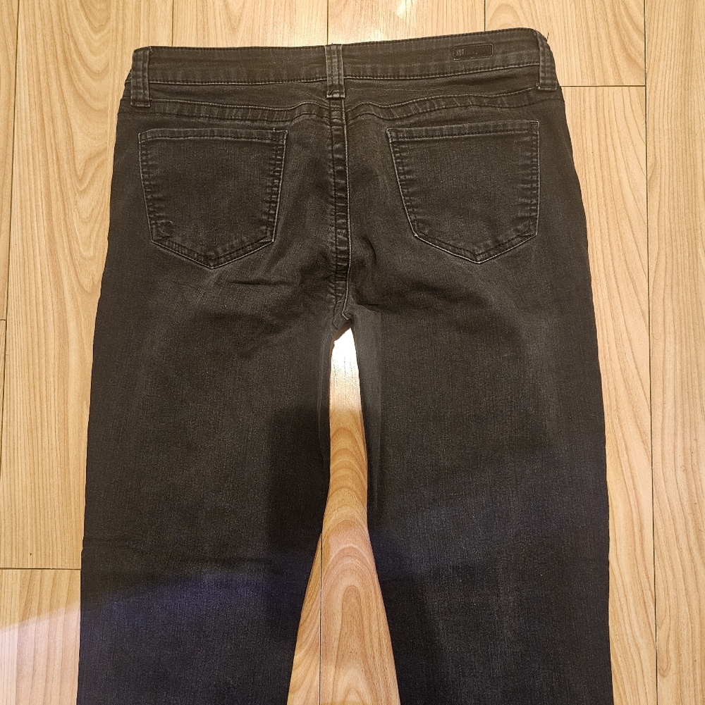The KUT from the Kloth Stevie Straight Leg jean in black Sz.12 - Picture 4 of 9